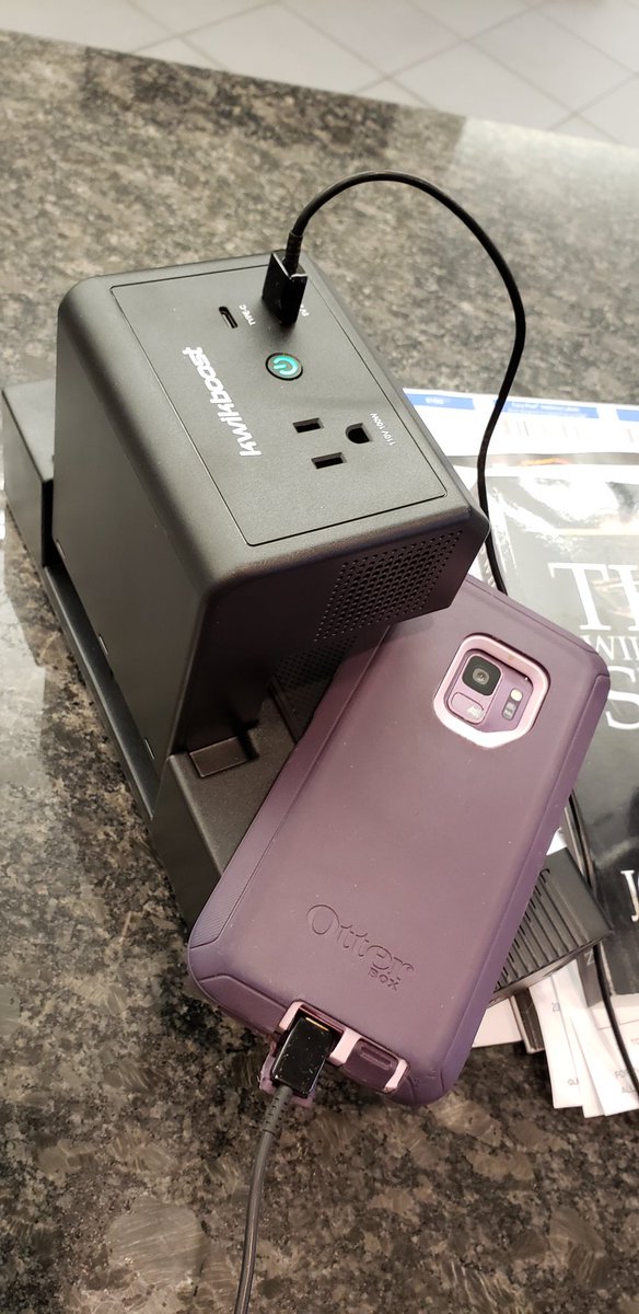 We are trying these charging stations for electronics. Come in, try them out, &amp; let us know what you think.