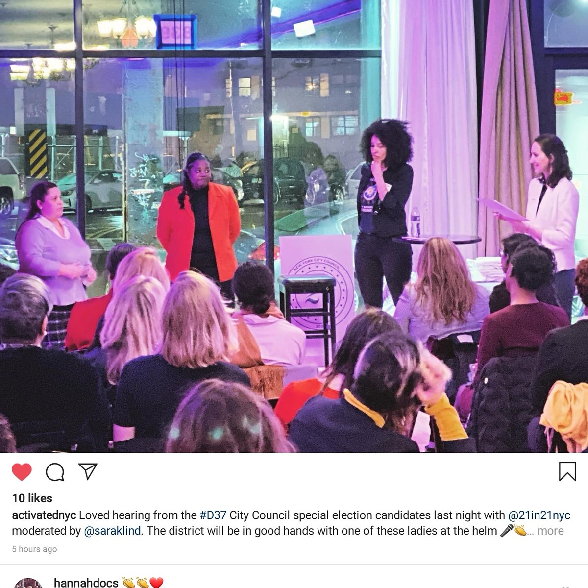 Darma37cd's tweet photo. Repost from @activatednyc Great exchange of ideas and insights into issues that matter to all of us. Awesome gathering with phenomenal women @21in21nyc @saraklind @kimmosc @soulplaynyc #communityfirst #grassroots #darma37cd @TishJames https://t.co/Jd1KV0VFd6