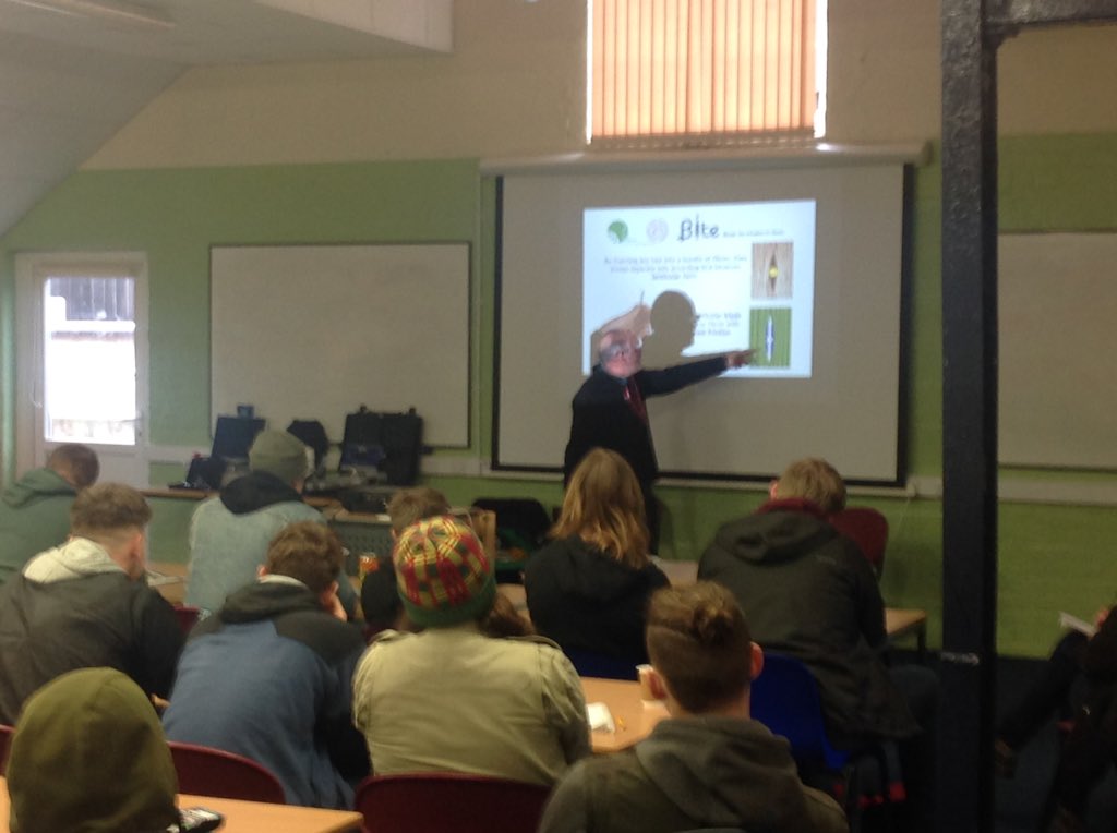 RHC_ForestryArb's tweet photo. Another great talk by Sorbus on tree decay detection for the Forest &amp; Arb students @SorbusIntlLtd #treedecay @ArbAssociation https://t.co/jdasRANuxc
