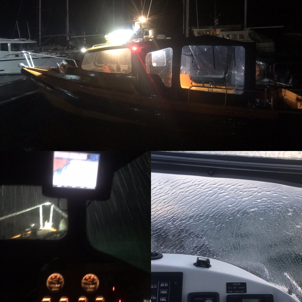 BaskingSharkSco's tweet photo. Long day running down from #oban to #redbay and back ~170nm. Rough confused seas in the north channel and had to clear snow from cabin a few times on way back up. But Cearban (beag) is home! #teamredbay #rib #westcoast #scotland #nothernireland https://t.co/aaYniZc2Th