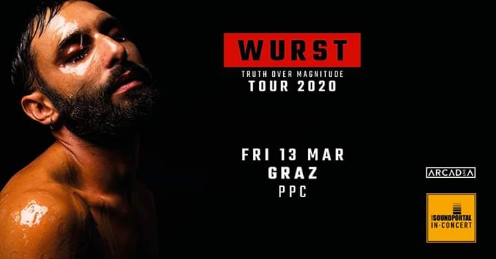 conchitaly1's tweet image. #joinus #TruthOverMagnitude 
#WURST #ConchitaWURST  #Tour2020 #live #band #Graz
13.03.20