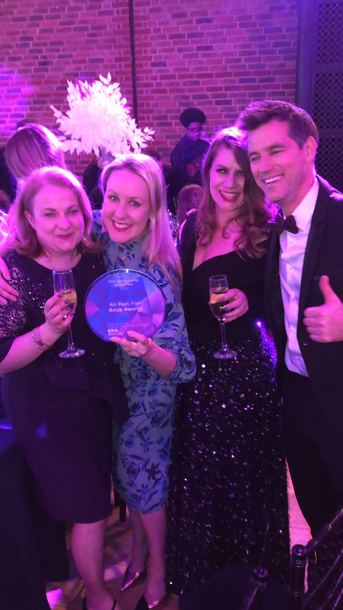 CoreSponsorship's tweet photo. Unbelievable news, winner of the #ESAawards Grand Prix Sponsorship is @Postvox Irish Book Awards. Amazing result @CreativeAtCore @WeAreStarcom @RingersCreative @hannah_lou @EuropSponsAssoc #ESAwards #sponsorship https://t.co/2B2UqG2kVv