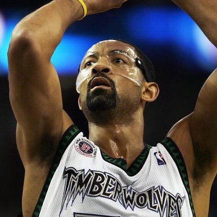 ... in searching for photos of NBA players in protective face masks, I came across Juwan Howard in a Timberwolves jersey in 2007, for whom he played in an NBA Europe event.