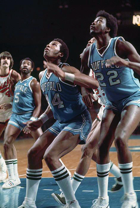 Moses Malone and Adrian Dantley were on the same team for just TWO GAMES?? Nice job, Buffalo Braves.