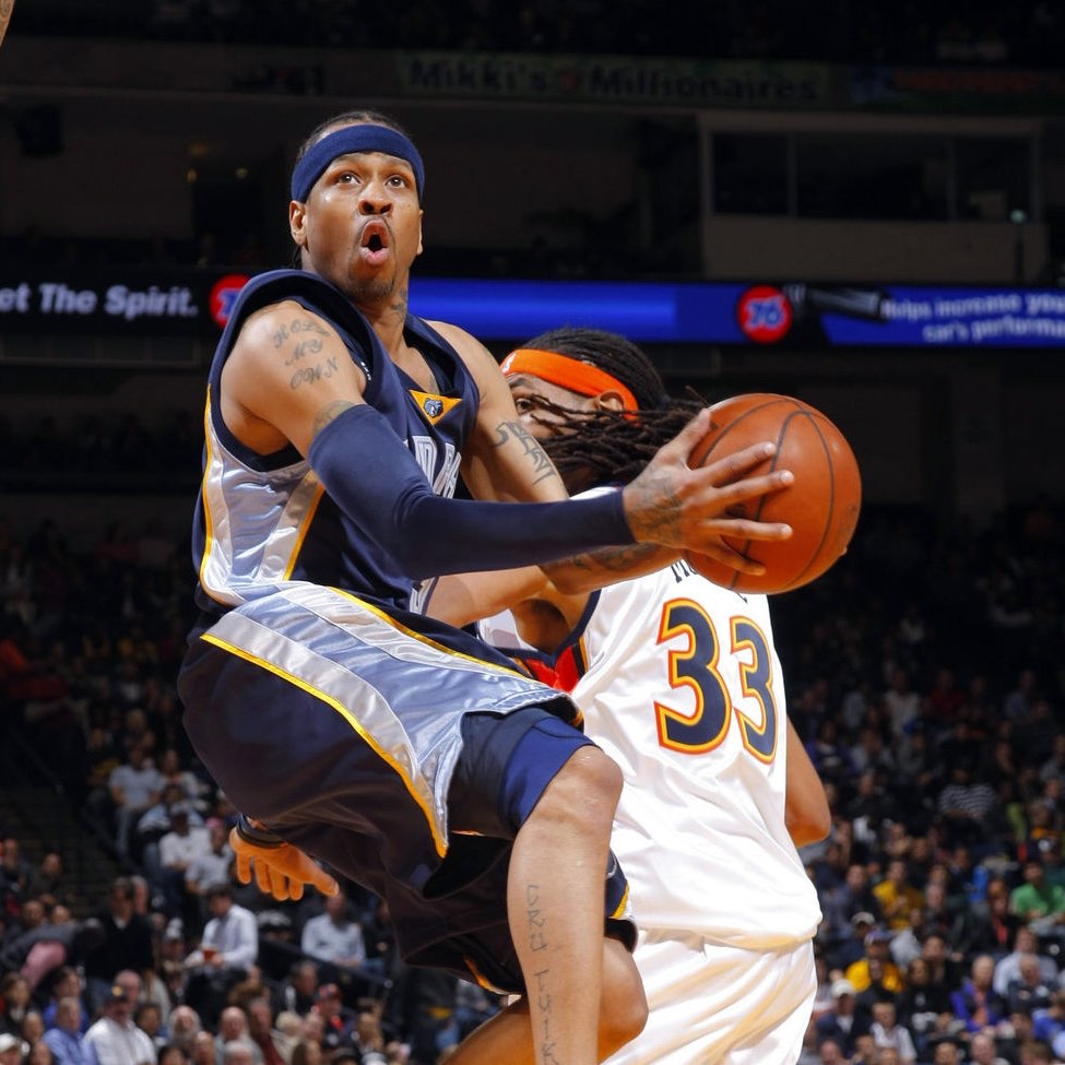 I seem to remember Allen Iverson playing more than three games for the Memphis Grizzlies. But apparently I'm mistaken.