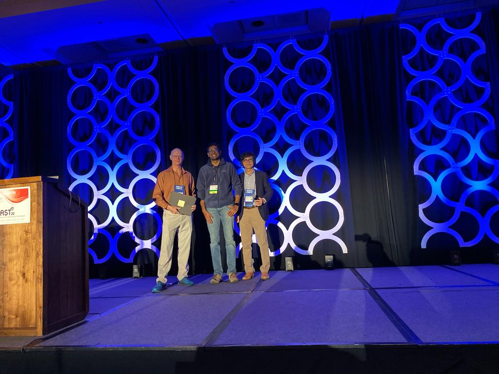 AishwaryaGanlat's tweet photo. Excited to share that our paper “strong and efficient consistency with consistency-aware durability” won one of the best paper awards at @usenix Fast 2020! @ramnatthan #fast20 https://t.co/2GvPq32TAb