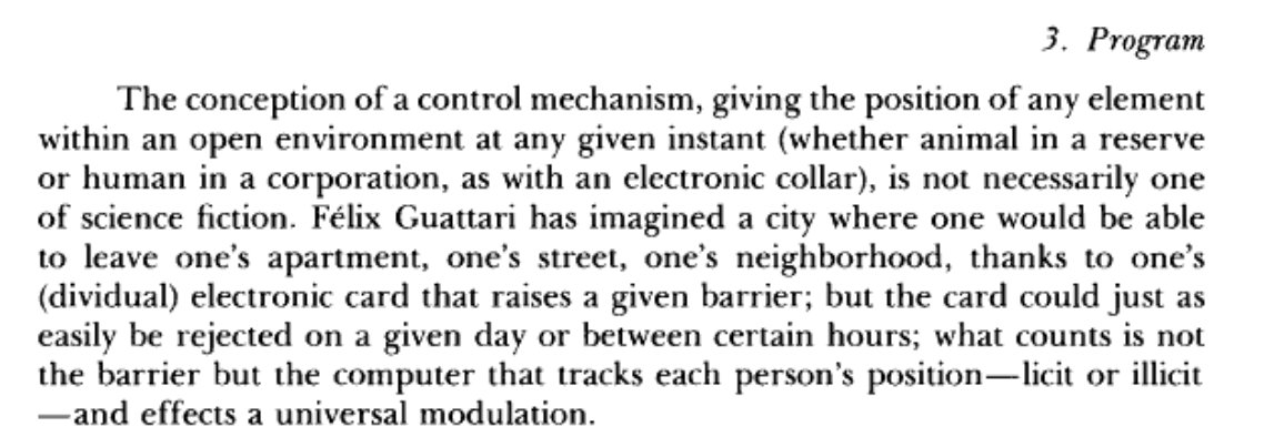 Bonus: Deleuze predicts current day Shanghai thirty years ago.