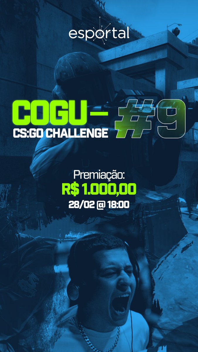 Nosso #CoguChallenge está de volta!

R$1.000,00 pro time campeão!

Lembrando que você poderá jogar contra o time do nosso embaixador, <a href="/cogucs/">Raphael "cogu" Camargo</a>, que irá transmitir o campeonato em sua live na Twitch.

Façam suas inscrições e GL, HF!

esportal.com/news/486