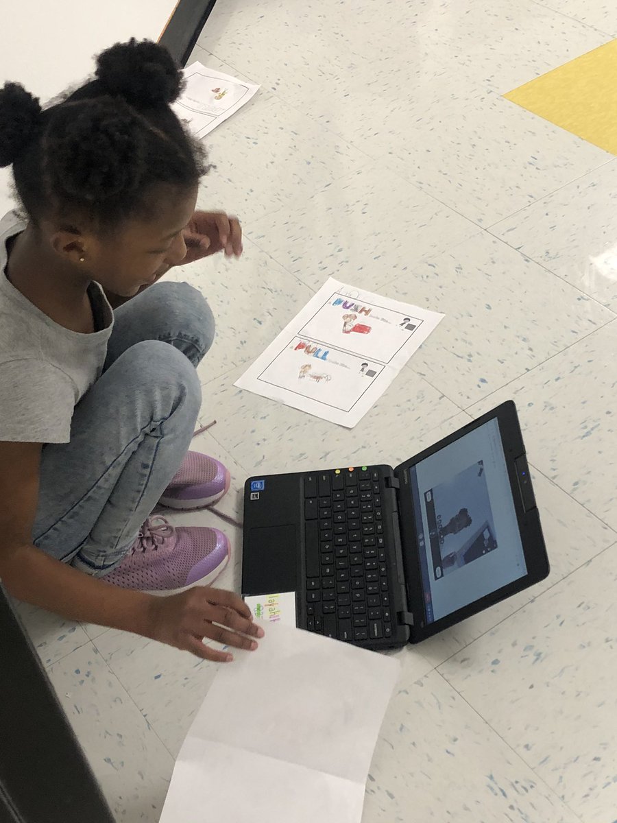msleiser_k's tweet photo. Using @Flipgrid to explain force and motion. @HardinCoSchools @HcsInnovate @NorthParkKids #iteachk #K2CanToo https://t.co/p1urXffvFl
