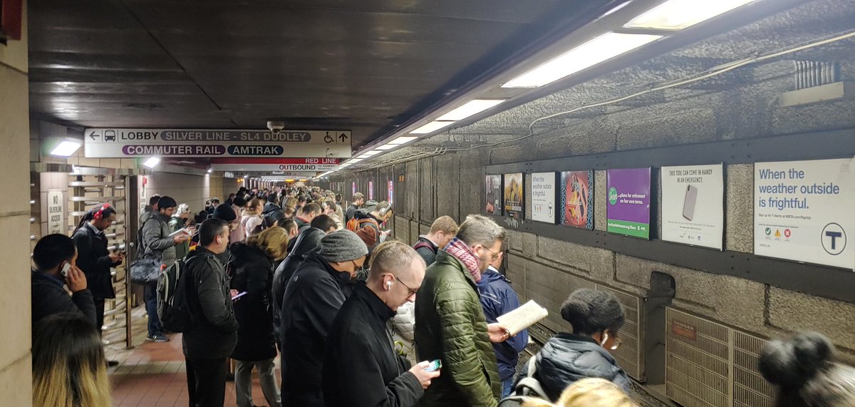 AlastairBattson's tweet photo. @MBTA Wow the @MBTA #RedLine decided to remind me in #Epic fashion why I #AvoidItAtAllCost #FailedSwitch #SignalProblem #EpicFailure #CascadingFailures #PoorCommunication #ThisIsImproved? https://t.co/sv8HlDcO4R