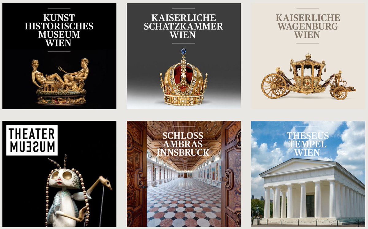 invent_dmc's tweet photo. We love our Annual Tickets for any number of visits to the Kunsthistorisches Museum #Vienna, the Imperial Treasury, the Imperial Carriage Museum, Ambras Castle Innsbruck, the Weltmuseum with the Collection of Historic Musical Instruments, and the Theatermuseum. @KhmWien https://t.co/jS9XrM7g96