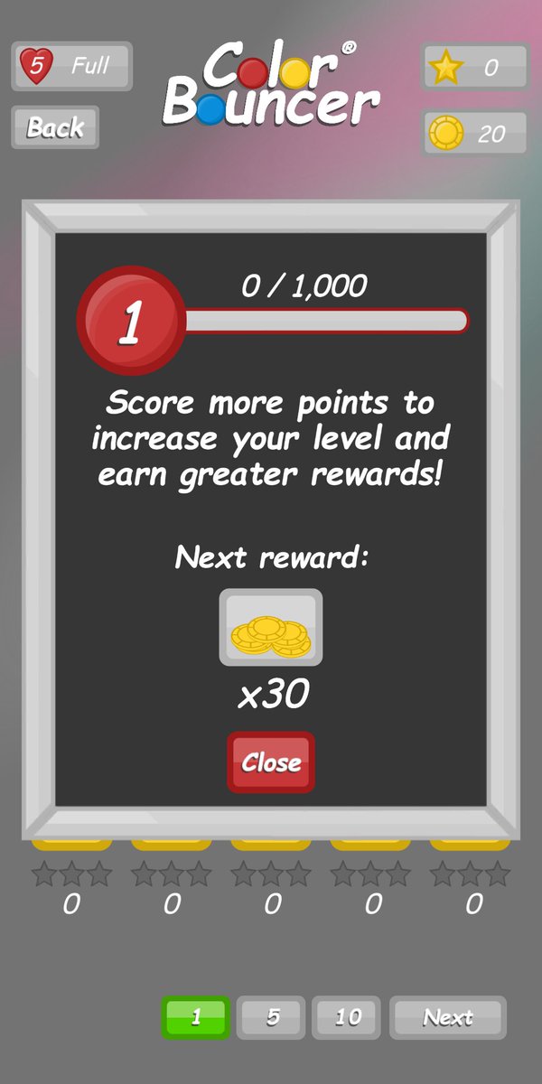 RHGameStudios's tweet photo. Who doesn't love rewards? Our Player Level system rewards players when they score more points and level up, and increases rewards earned from other sources!

#LevelUp #Reward #Score #Gamedev #IndieDev #IndieGames #iPhone #Android #Mobile #Unity2D #Progress https://t.co/h0RsIwRU0p