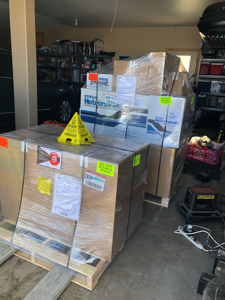 OpSendMe's tweet image. Equipment is here!  Training is coming soon, then we start creating the very best apparel for our customers.  We are excited to finally get to start donating to non profits that are changing the world.   #SendMe #LookGoodDoGood #EvilExistsSoDoWe