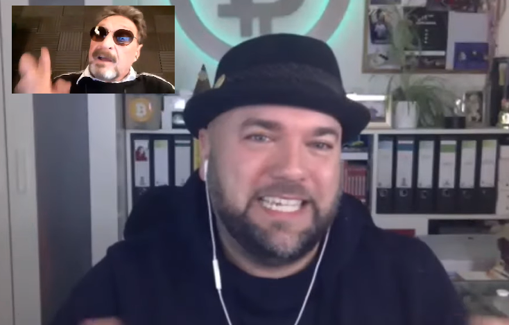 CryptoTalk_DACH's tweet photo. Do not miss it 👉 Bitcoin Informant Interview with John McAfee!
Cryptocurrency, Regulation, Privacy and Freedom - https://t.co/JjaPO7tlcu | #mcafee #bitcoininformant #bitcoin #crypto @officialmcafee @theemrsmcafee @denniskoray https://t.co/8JO2uvN74g