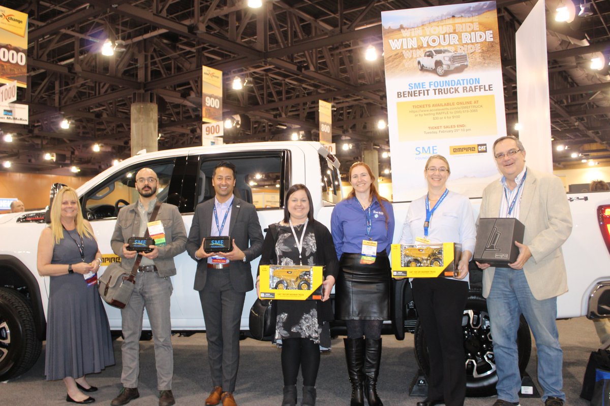smecommunity's tweet image. Our Truck Raffle Door Prize Winners! #MineXchange2020