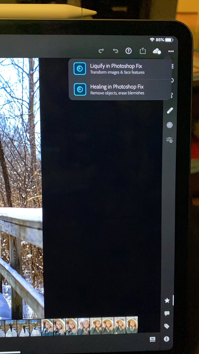 bongoray's tweet photo. Hey @Lightroom why can’t I edit a photo in @Photoshop from Lightroom on my iPad. “Edit in” doesn’t give photoshop as an option even though I pay for it. I can only edit in photoshop fix. https://t.co/0Wc9Yvar20