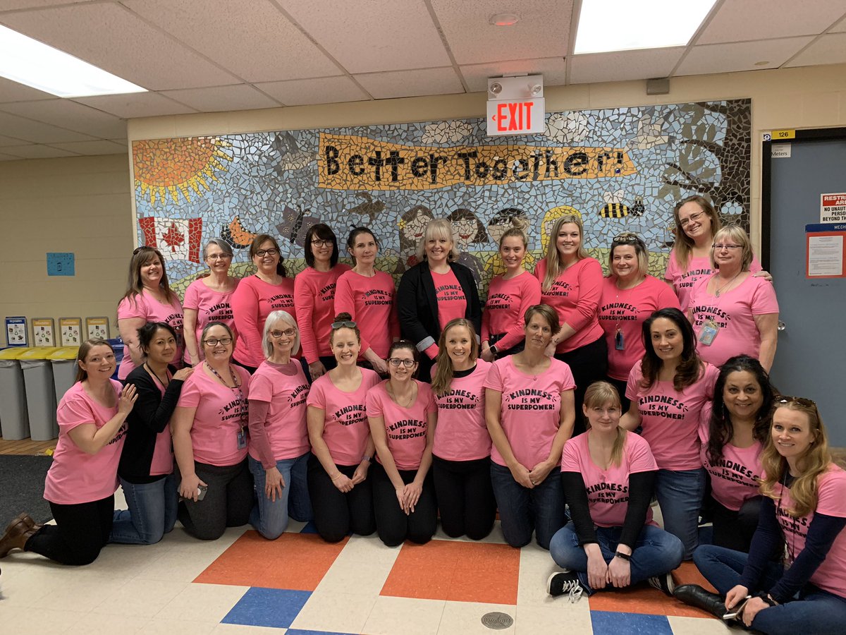 We are #bettertogether in our #pinkshirts!  #PinkShirtDay2020 #weareCBE