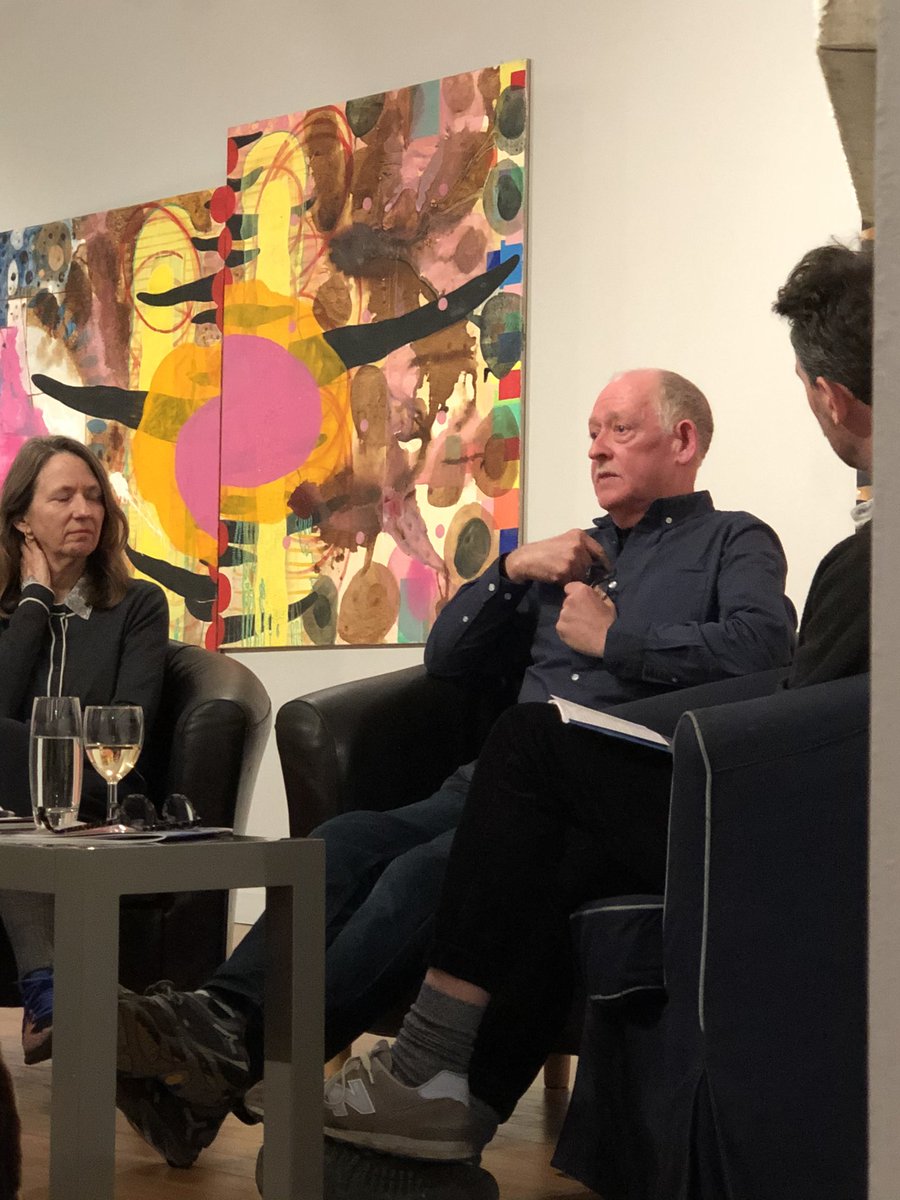 KirstenBody's tweet photo. Wide ranging and interesting talk tonight at @InvMAG with exhibiting artist Jim Mooney.
#BodyWithoutOrgans #QueerTheory  #DogonEgg 

‘PUNCTUATE: An unsettled practice’ ends 7th March. 
More info: https://t.co/iA2rP0KKZ4 https://t.co/N4L68pi6x4