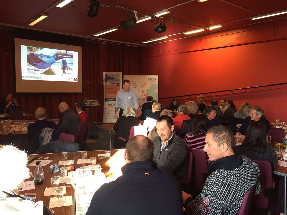 crtrUHI's tweet photo. A great day at the @WCWScotland roadshow in Oban today. Thank you to Marine and Coastal Tourism students Imogen and Savannah from @soas_uhi  for their talk on the Lochaber Snorkel Trail #capiten #immerseyoursenses #YCW2020 https://t.co/Zm3n9edsS0