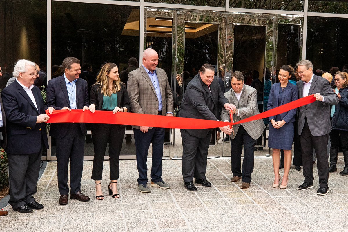 SPRichardsCo's tweet photo. Today, we had a ceremonial ribbon cutting for the brand new, Headquarters building during our National Sales and Operations Meeting! We are excited for many years of business in our new home! #SPRStrong #StrongerTogether https://t.co/JiDZRYSRZl