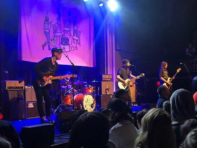 steadyriot's tweet photo. Just ‘cause you’re sad again, it doesn’t make you special at all .
.
.
.
#PUP #puptheband #morbidstuff #justlikethekids #thedreamisover #morbidstufftour #mabu #torontorock #babeville #anidifranco https://t.co/Rky46WV37I https://t.co/uyHpkOSd8U