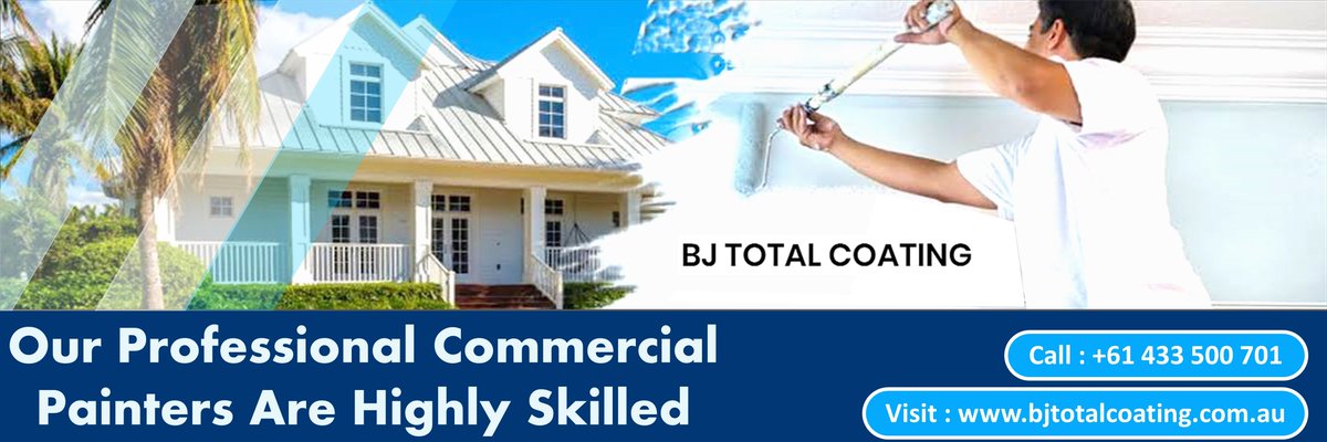 bjtotalcoating's tweet photo. We know how to perform all manner of commercial painting projects without disrupting your employees and their workday.

Send your mail to
bjtotalcoating@gmail.com

Have Any Questions?
Call +61433500701

Visit : https://t.co/jqPuhdI1VK

#northshorehousepainters
#cheappaint https://t.co/hd4gytcvtG
