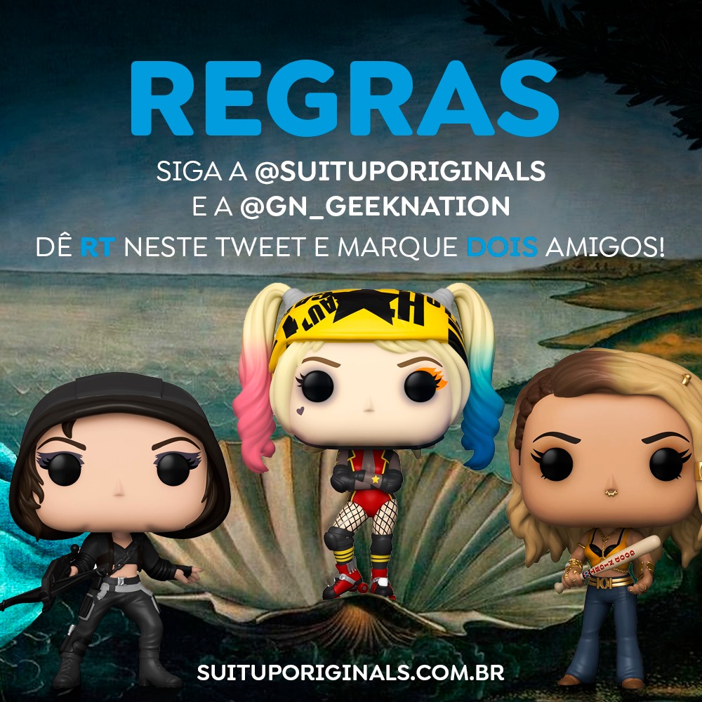 GNGeekNation's tweet photo. ATENÇÃO DCNAUTAS! Vamos sortear um Funko de #AvesDeRapina em parceria com a Loja @suituporiginals.

Usem o CUPOM: GEEKNATION na Loja e ganhe 10% de desconto em qualquer produto que iremos sortear um Action Figure futuramente. 

- Marquem 2 amigos
- Dêem RT
- Sorteio dia 26/03 https://t.co/nD18Nf4WAg