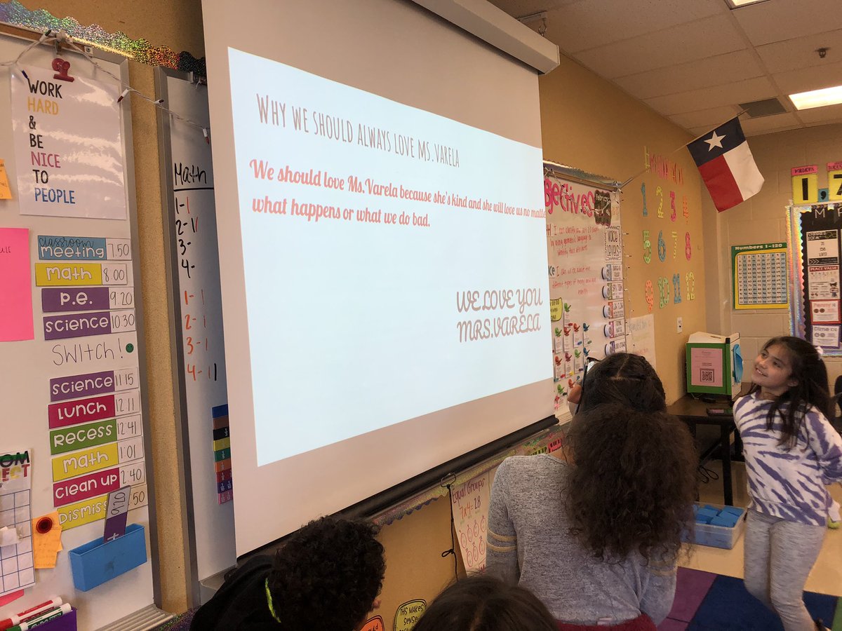 MsVarelasClass's tweet image. Today my kids surprised me with a slideshow of reasons why they love me 😭 I know it’s only February but I don’t want this year to end! #ilovethem 🥰
