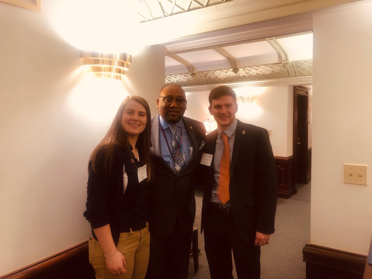 Today was University of Illinois Lobby Day at the Capitol and I had the honor of talking to both of these students on what I do here on the daily basis at the Capitol and what issues they would like me to address.