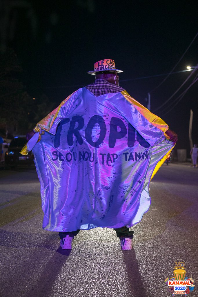 350anscap2020's tweet photo. Menés par les orchestres Septentrional et Tropicana D’Haiti, les groupes Anbyans Tèt dwat, Frè Frè Band et Bel Look, les capois ont foulé le macadam lors du 3ème jour gras afin de célébrer le carnaval 2020 tant attendu. 
#Cap2020 #CapHaitien350 #CH350 #HC200 https://t.co/LGUuTQyFbU