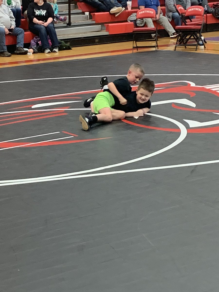 Very excited to have our Kiddie Cat wrestlers join us tonight!