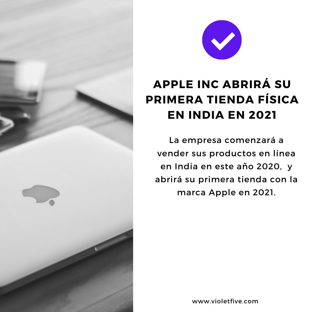 VioletFiveWeb's tweet photo. #India #Apple #tecnología #informacion #tecnologiasdeinformacion #virtualstore #tiendavirtual #violetfive https://t.co/rCLnlhOOI1