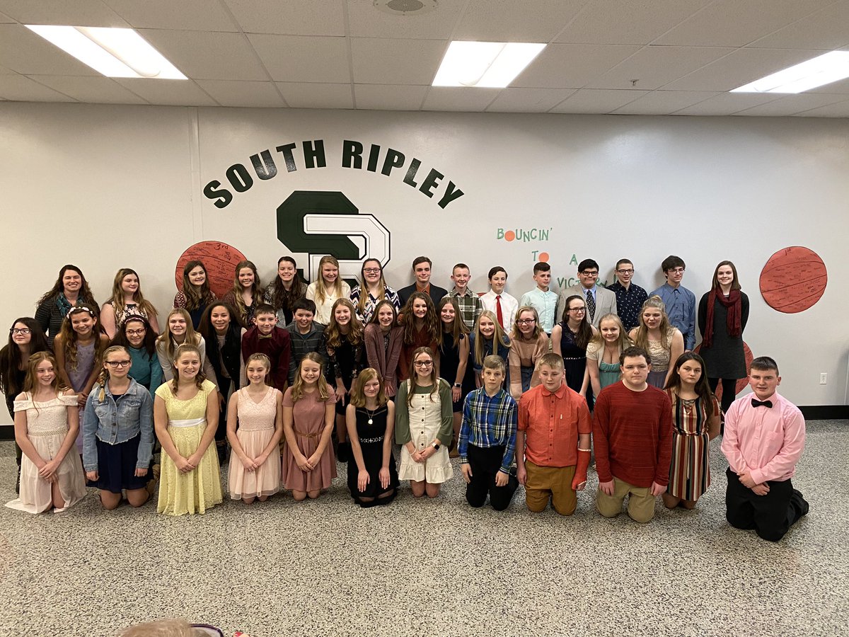 Congratulations to the members of the SRJHS NJHS!  #RaiderPride