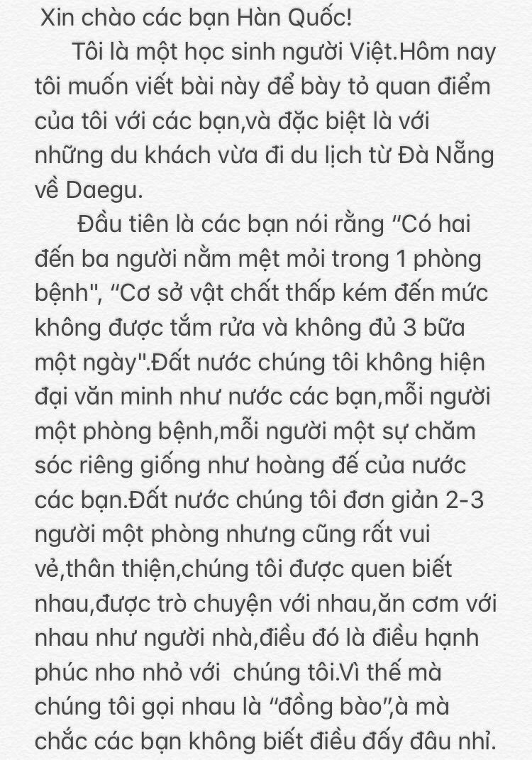 Linhhoangf2804's tweet photo. #KoreansApologizetoVietnam                 Chúng tôi cần lời xin lỗi từ các bạn
#YTN_사과해 
#베트남을존중해 https://t.co/rhc3RQssLu