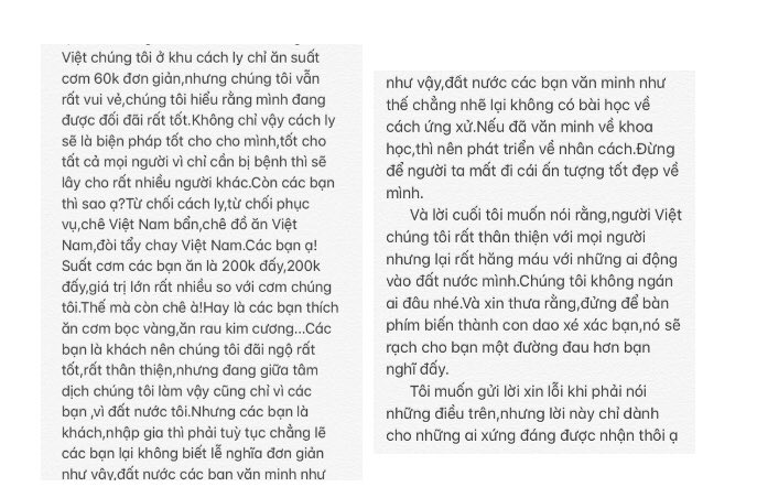 Linhhoangf2804's tweet photo. #KoreansApologizetoVietnam                 Chúng tôi cần lời xin lỗi từ các bạn
#YTN_사과해 
#베트남을존중해 https://t.co/rhc3RQssLu