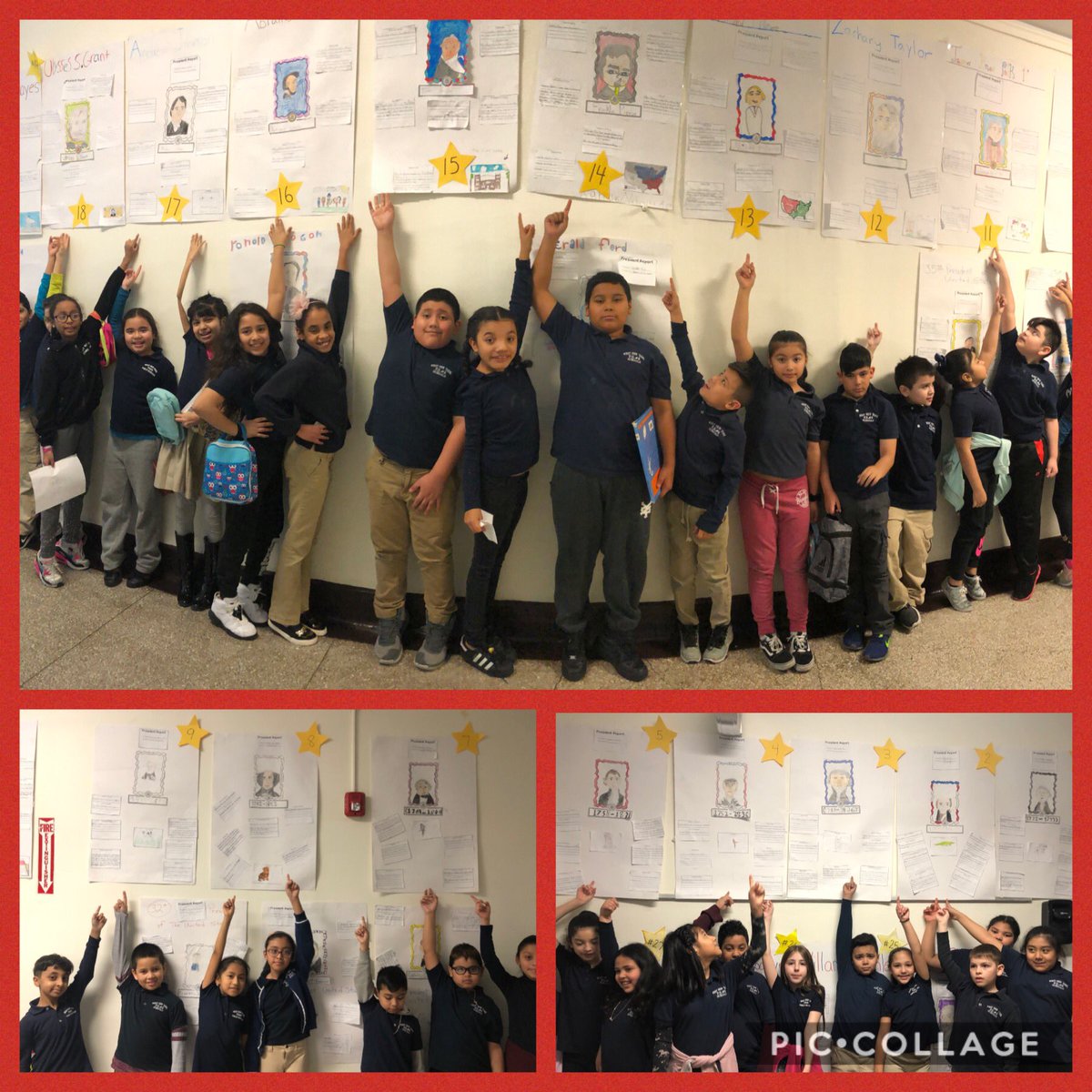 3rdgradejays's tweet photo. 3rd Grade Hall of Presidents https://t.co/K51VPlOqQz