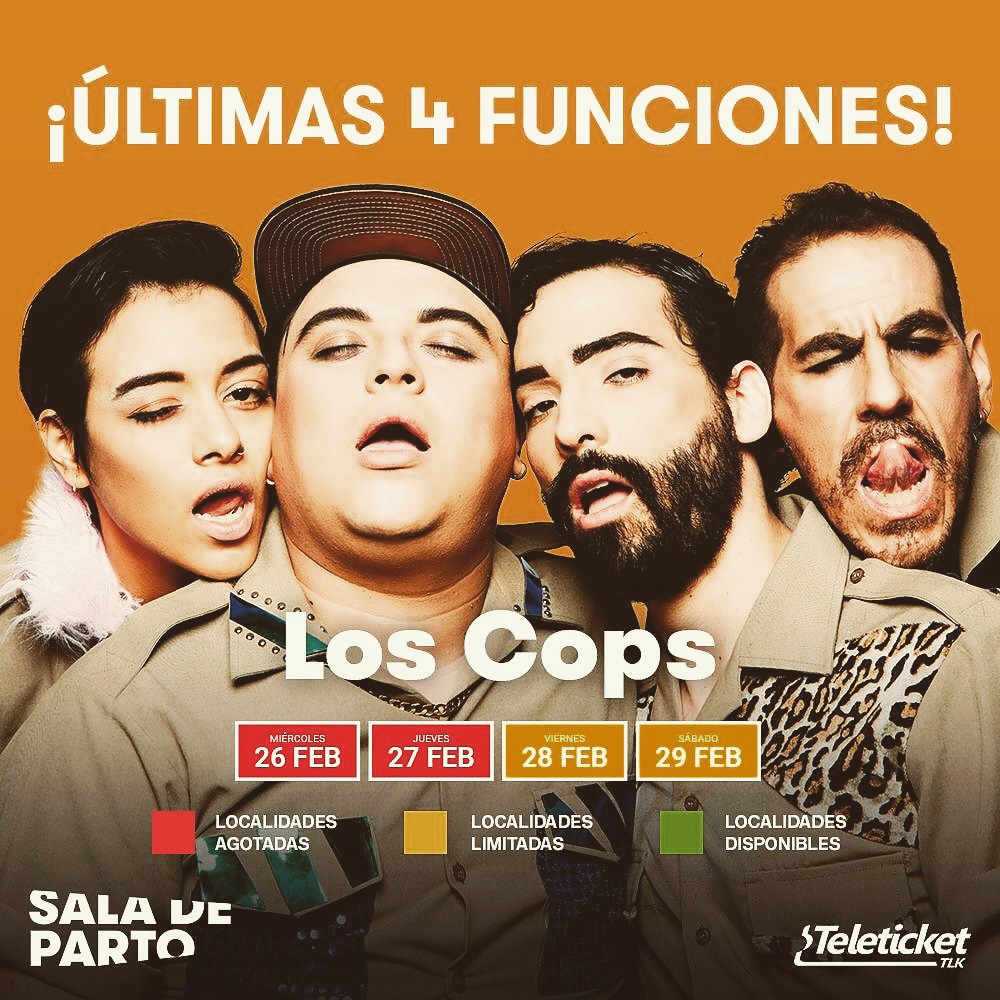 funkybroster's tweet photo. Se van sus Cops
#LOSCOPS #erotismoyeducacionvial
Estamos a las 11pm en el @teatrolaplaza https://t.co/cQH2p7fjmA