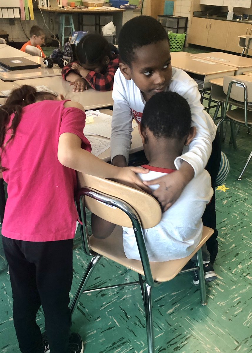 They see a friend in need and run to his aid. This is social emotional learning. This is the work. They are never alone. <a href="/Pleasant_Plains/">Pleasant Plains El</a>