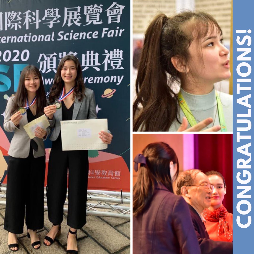 studyinburnaby's tweet photo. Congratulations to Claire and Vanessa Scrimini from Burnaby North Secondary who recently came second at the International Science Fair at the National Taiwan Science Centre in Taipei.
#InternationalScienceFair #BurnabyNorth #Science #StudyInBurnaby #SD41
https://t.co/v8FGWJXsy3 https://t.co/h8urdv5mMC