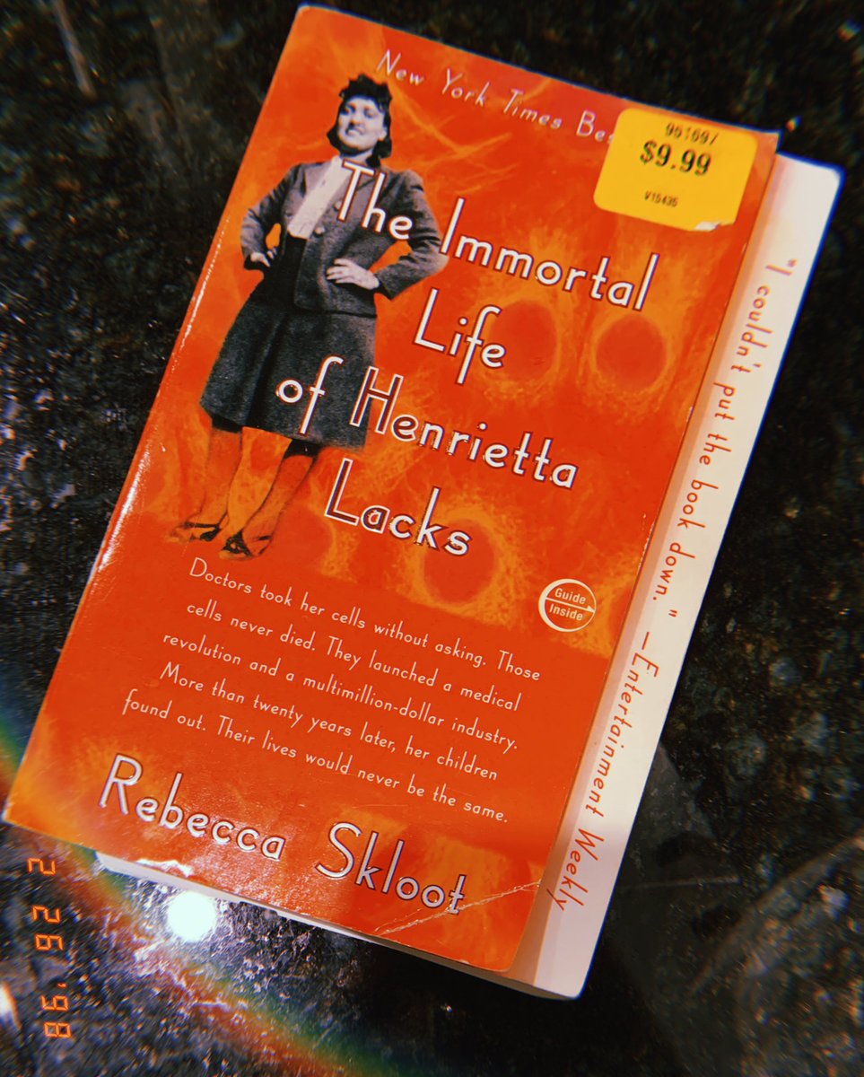 Just finished immortal life of Henrietta Lacks. Great read for this BHM. Book 4 of 24 done