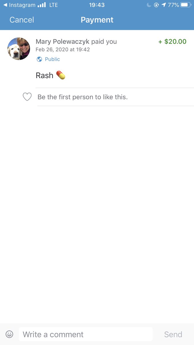 AmyPole1's tweet photo. My mom owed me money and decided to venmo me with this as the subject 😟😪🤨 https://t.co/lWGqgDhTW1