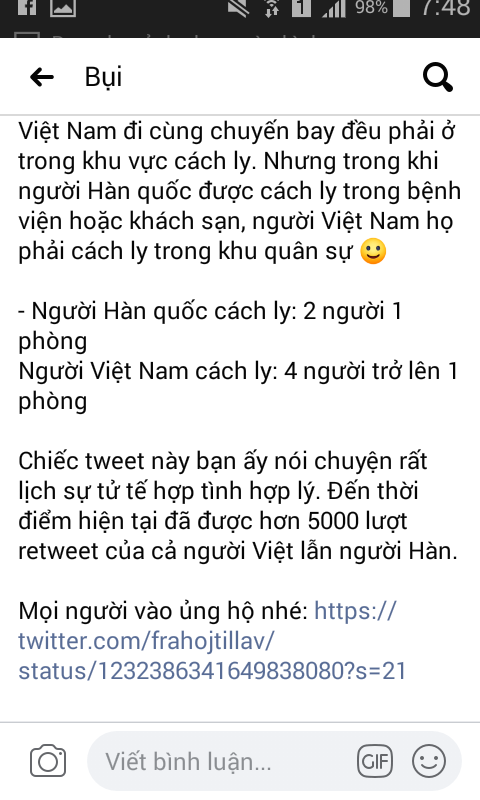 94Rinx's tweet photo. #KoreansApologizetoVietnam
Người tử tế thì nhân cách của họ khác hẳn https://t.co/I3BkfhkEry