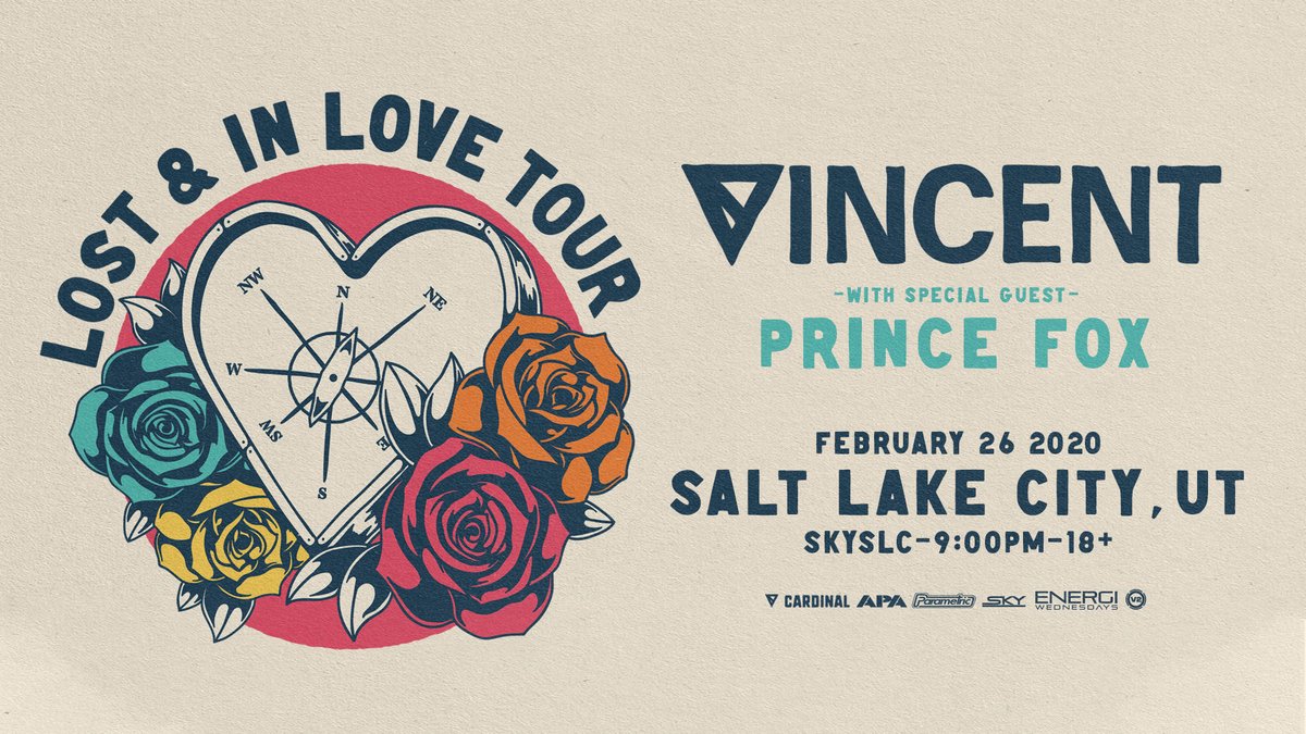 The 'Lost &amp; In Love' Tour makes its long-awaited stop at #EnergiWednesdays tonight! 💙🎹

9:00 - 10:30 | <a href="/alexunger_tunes/">alex unger</a> ☁️
10:30 - 11:45 | <a href="/princefox/">sam</a> 👑
11:45 - 1:15 | <a href="/itsVincent_/">Vincent</a> 🎶

Click here to grab tickets and don't miss out! ⚡️ bit.ly/vincentenergi