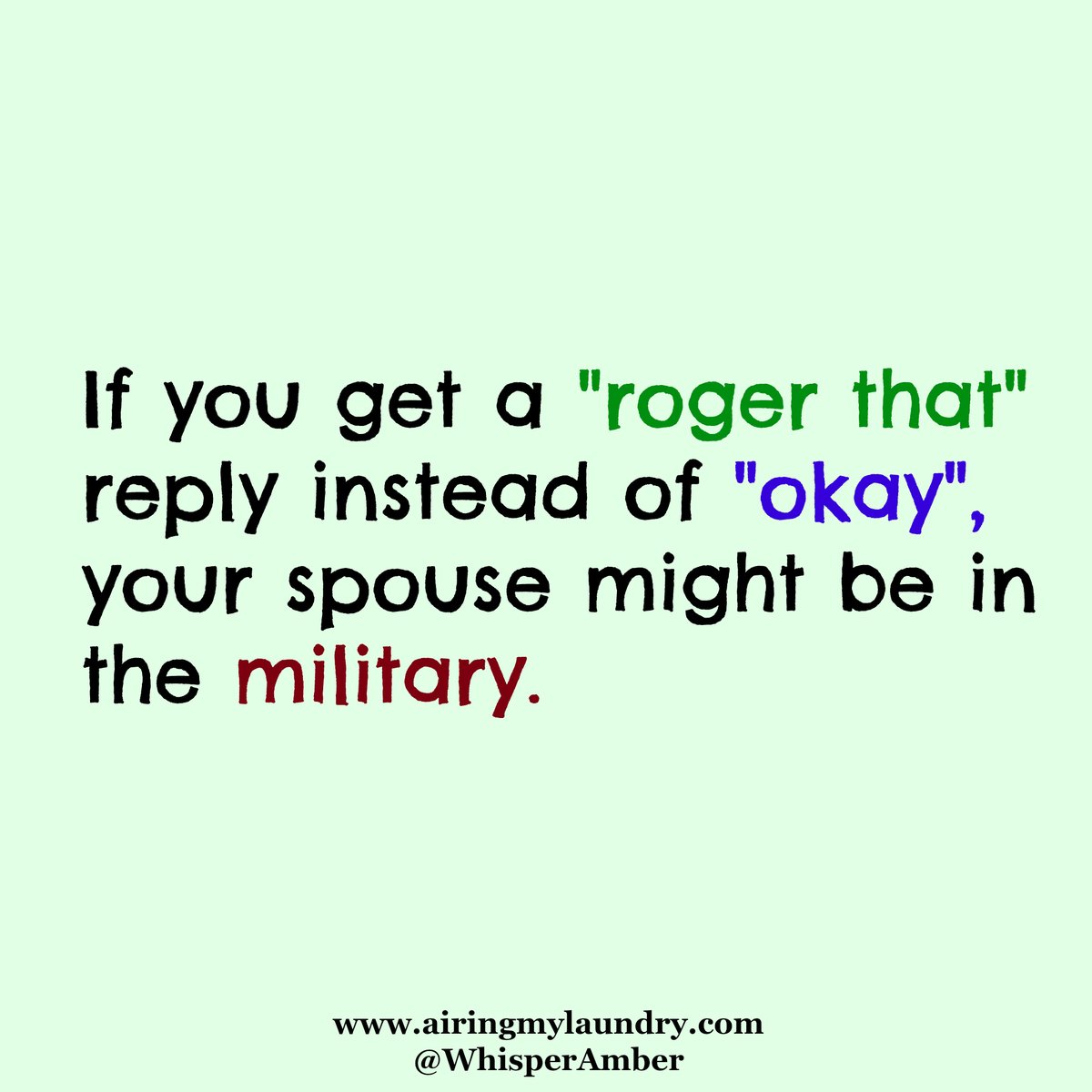 WhisperAmber's tweet photo. Yup.
#MilitarySpouse #MilitaryWife #Military #MilitaryBlogger #Milspouse https://t.co/IUgSUXLjgF