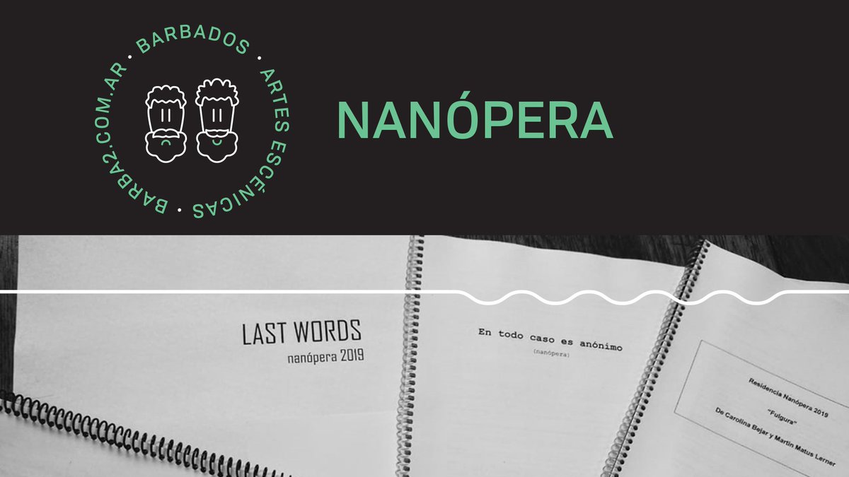 barbadosAE's tweet photo. La residencia #Nanópera cuenta con el apoyo de la Fundación Williams #fwilliams y @proteatro1
Más info de las dos ediciónes aquí 👇
https://t.co/nEvb6YW95c https://t.co/R0LqFe0W74