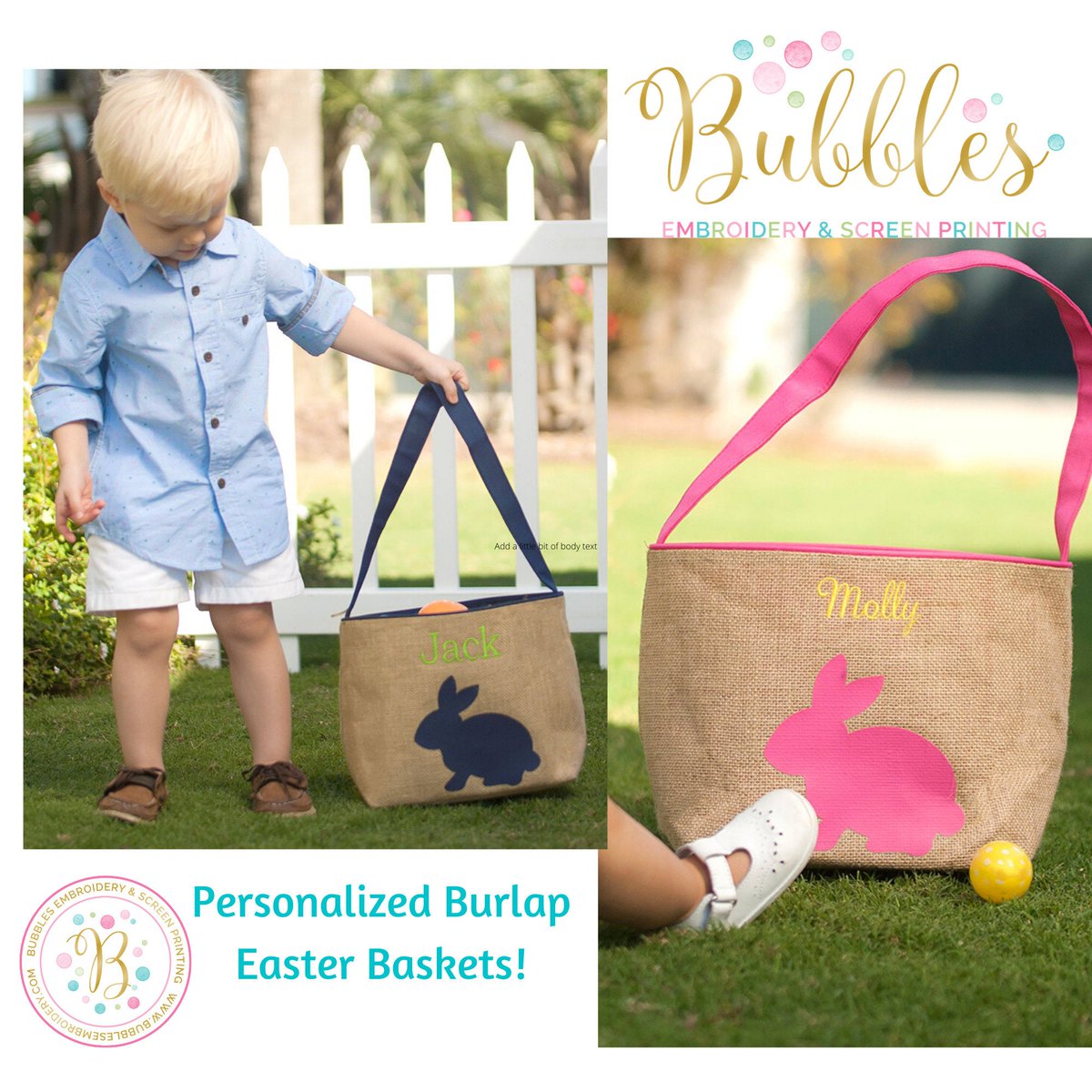 bubbles_emb's tweet photo. Excited to share the latest addition to my #etsy shop: Personalized Burlap Easter Basket Custom Girl Boy Tote Bucket Embroidered Bunny, Kids Basket https://t.co/PHDprTNqL2 #housewares #bowl #easter #easterbasket #kids #children #burlap #bunny #pink https://t.co/KW9dgmXdv7