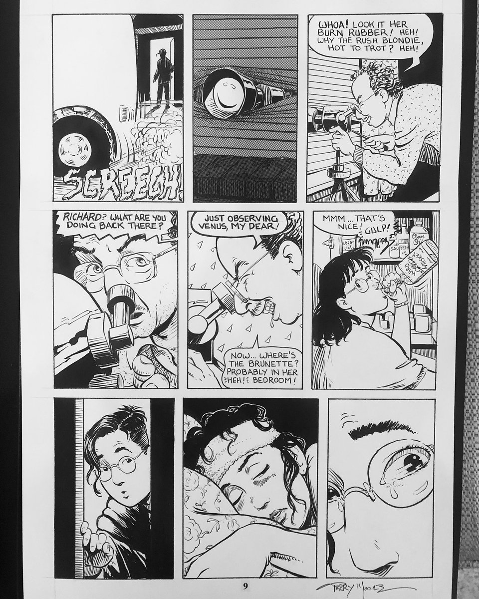 bltorres82's tweet photo. Strangers in Paradise #2 Volume 1 Page 9.
Had to sacrifice one of my SIP books but to own a page from the First Series    was worth it... 

Super Appreciative!!! Original Art Page from @TerryMooreArt https://t.co/F73VG0cR9w