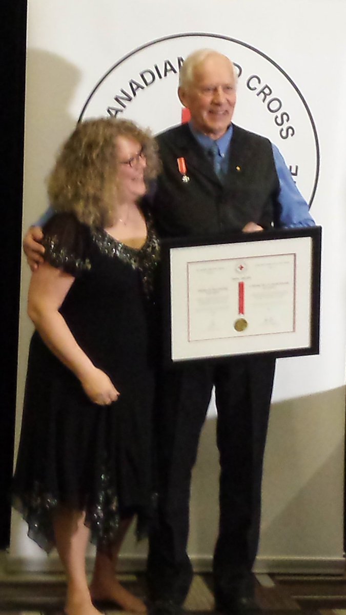 ve6cia's tweet photo. So honored and humbled to be a recipient of the Order of Red Cross https://t.co/Rf1hTulimO
