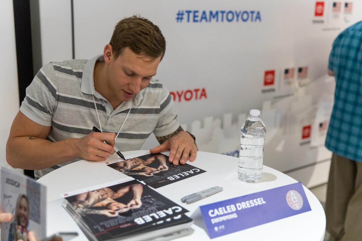 With just 148 days until Tokyo, we're proud to welcome our @TeamToyota athletes to HQ to meet fans and share what's motivating them on the road to the Games! #TeamToyota