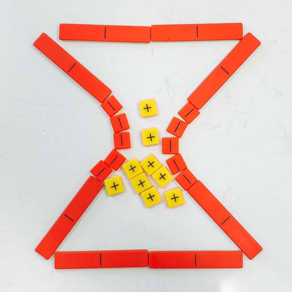 mathymindset's tweet image. students are so creative!
·
used #algebratiles to introduce add &amp;amp; sub polynomials. sts created, I wrote an expression that represented their creation, &amp;amp; had sts guess why I wrote what I did.
·
#iteachmath #iteachsecondary #iteachalgebra #mtbos #polynomials #lovekidslovemath
